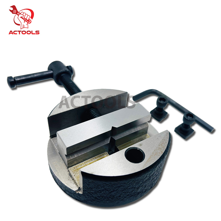 Round Vice 100mm For 4″100mm Rotary Milling Table Supplied With M6 Tnuts USA