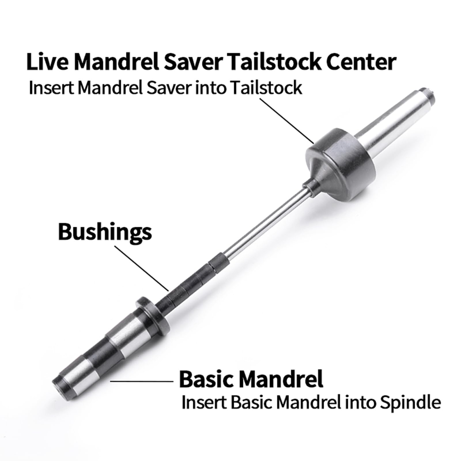 1MT Woodworking Pen Mandrel Bundle Saver Pen Making Kit Turning Tools Lathe