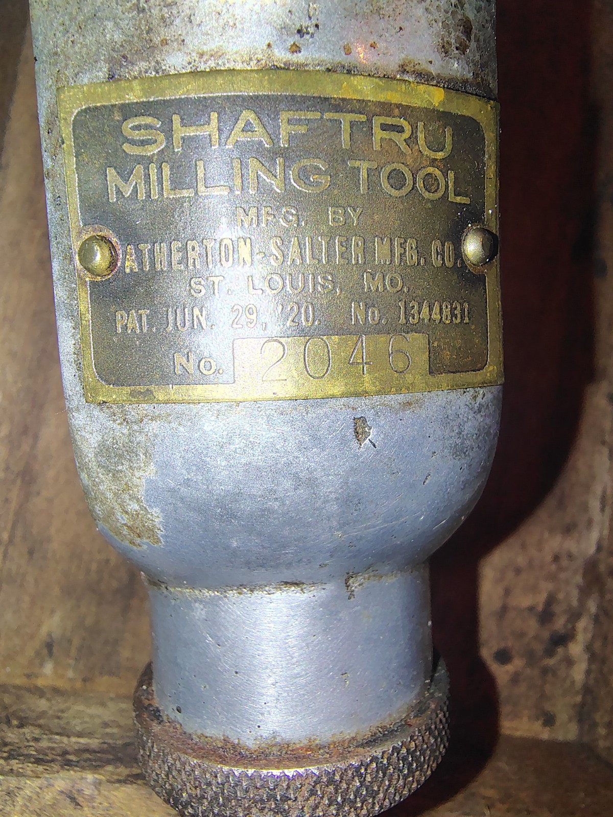 Vintage Shaftru Milling Tool Round Stock Milling