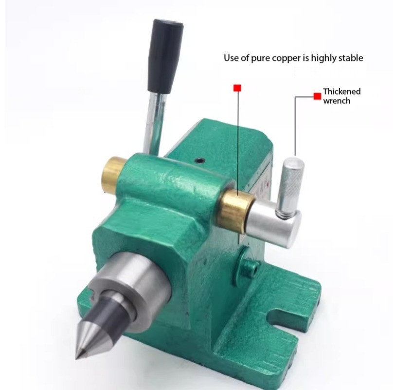 Lathe Tailstock Assembly Woodworking Simple and Fast Retractable Beads Machine
