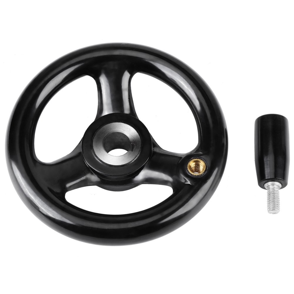 4-inch Diameter Round Handwheel Folding Disassemble Wheel Metal Hand Wheel wi…