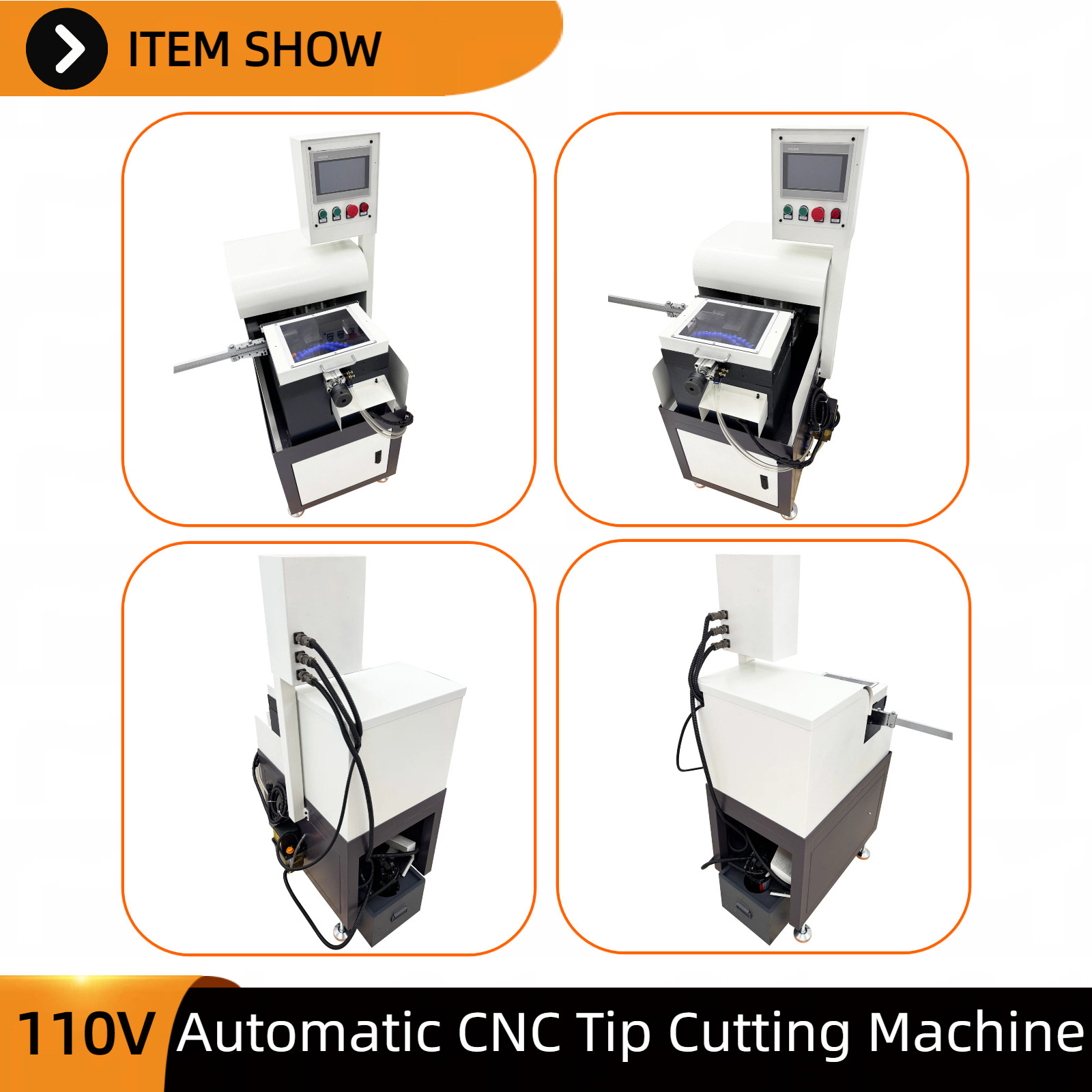 Automatic CNC Rotary Pin Cutter 110V for Tungsten Steel/ Iron/Copper & Aluminum