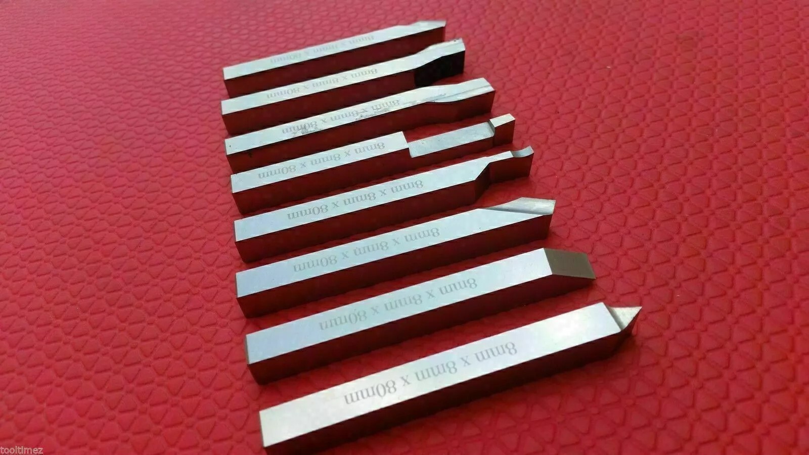 10MM HSS FORM TOOL SET OF 8 PCs SQUARE SHANK HSS ZEALINDUSTRIES