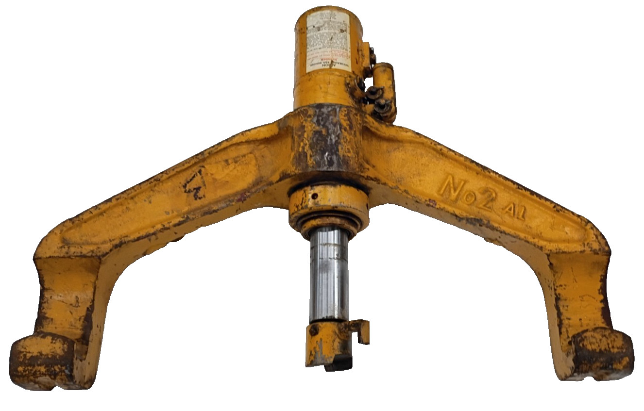 ALDON NO. 2 HYDRAULIC RAIL BENDER 25 TON BUILT IN HYDRAULIC RAM