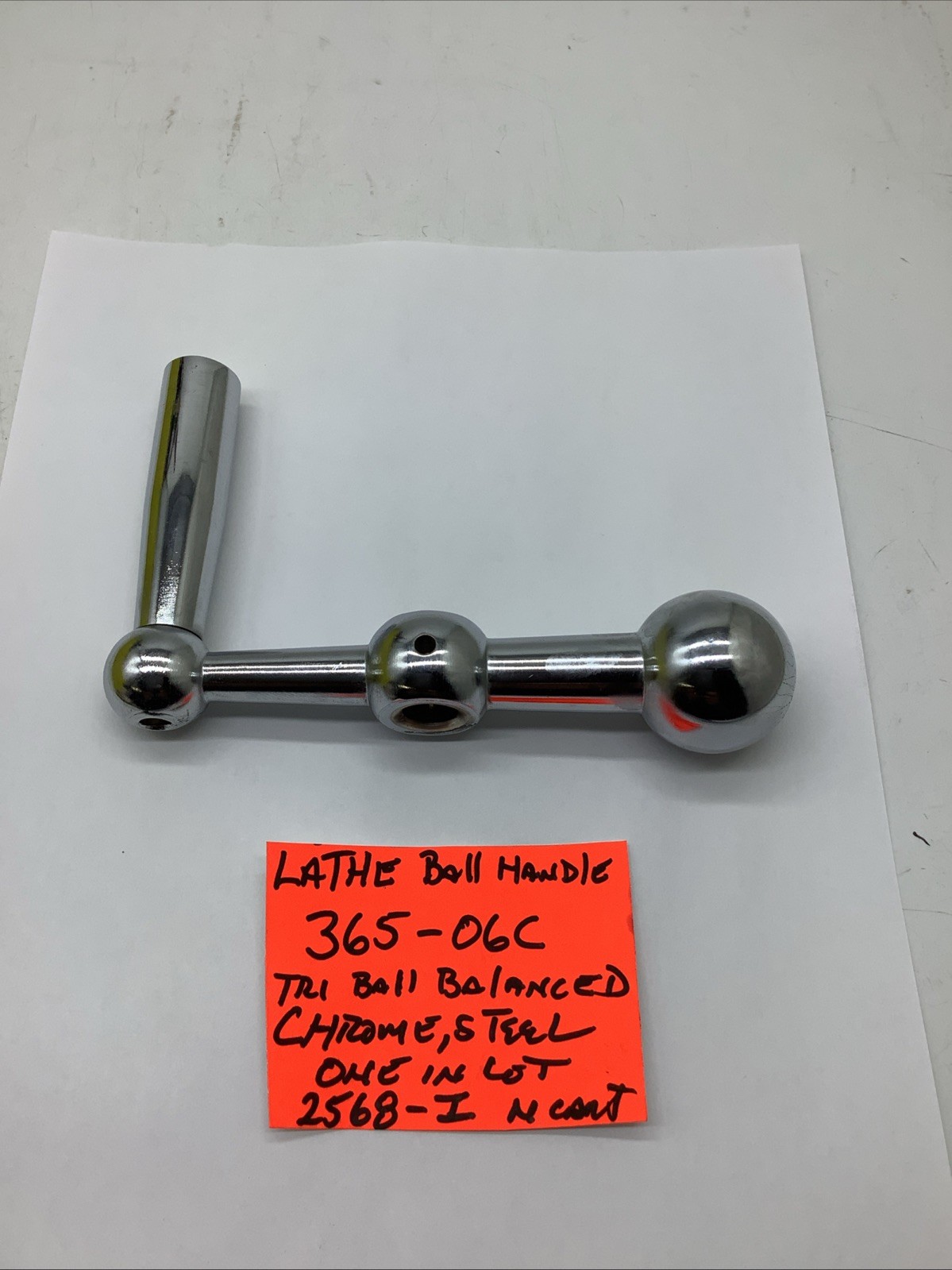 Lathe Ball Handle,tri Ball Balanced,365-06C, One In Lot, 2568-I
