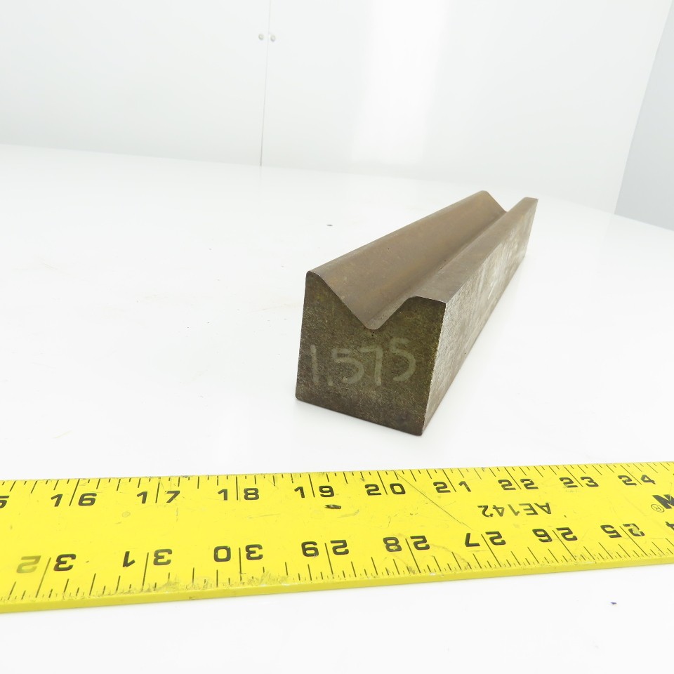 17″ V-Forming Press Brake Angle Die Block 2-3/8″x 2-3/8″ 13/64″ Radius 90°