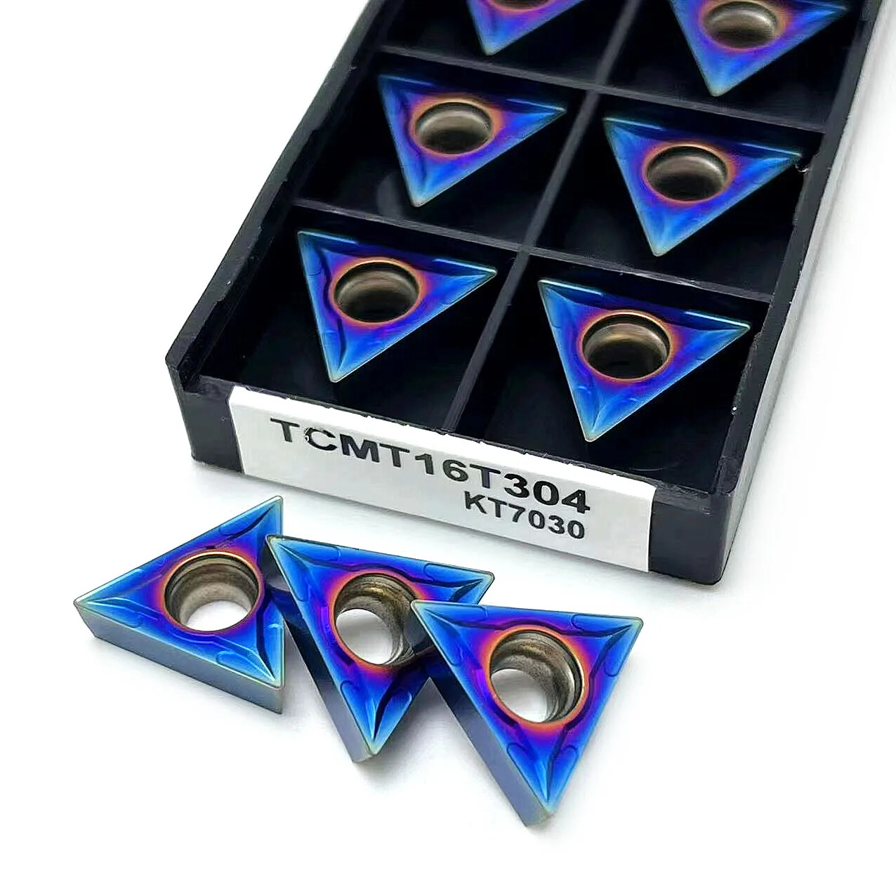 Nano Blue Insert TCMT16T304 TCMT16T308 Internal Turning Tool Carbide Inserts 331