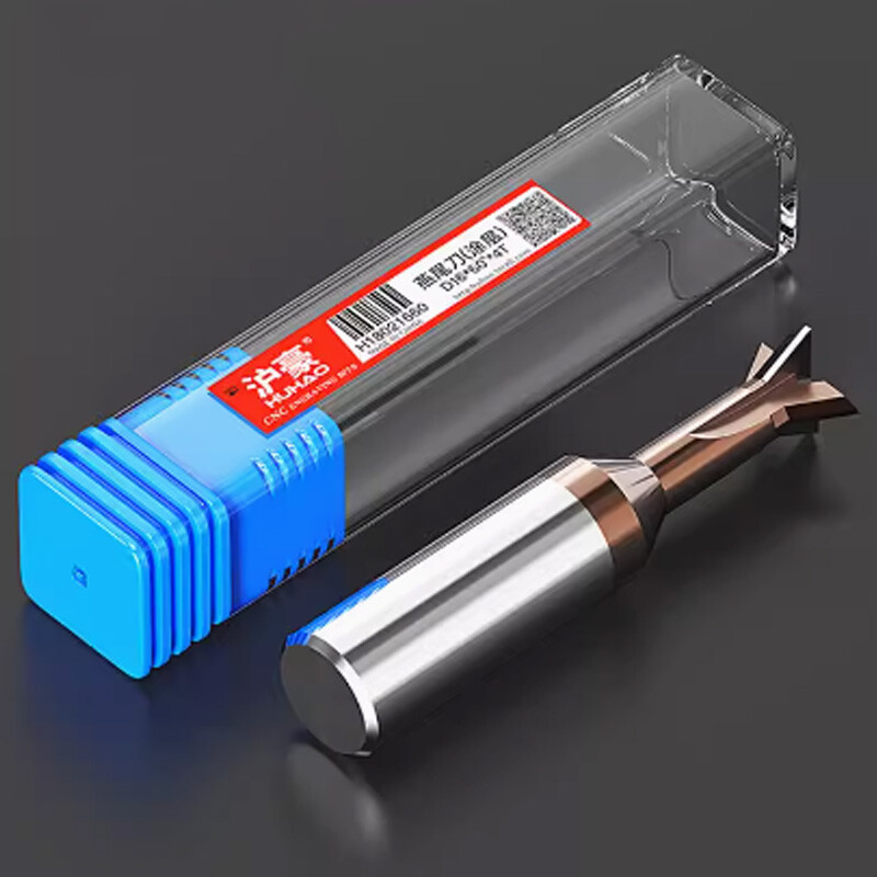HRC55° Dovetail Milling Cutter Solid Carbide End Mill 1.5mm-16mm 45° 60° Angle
