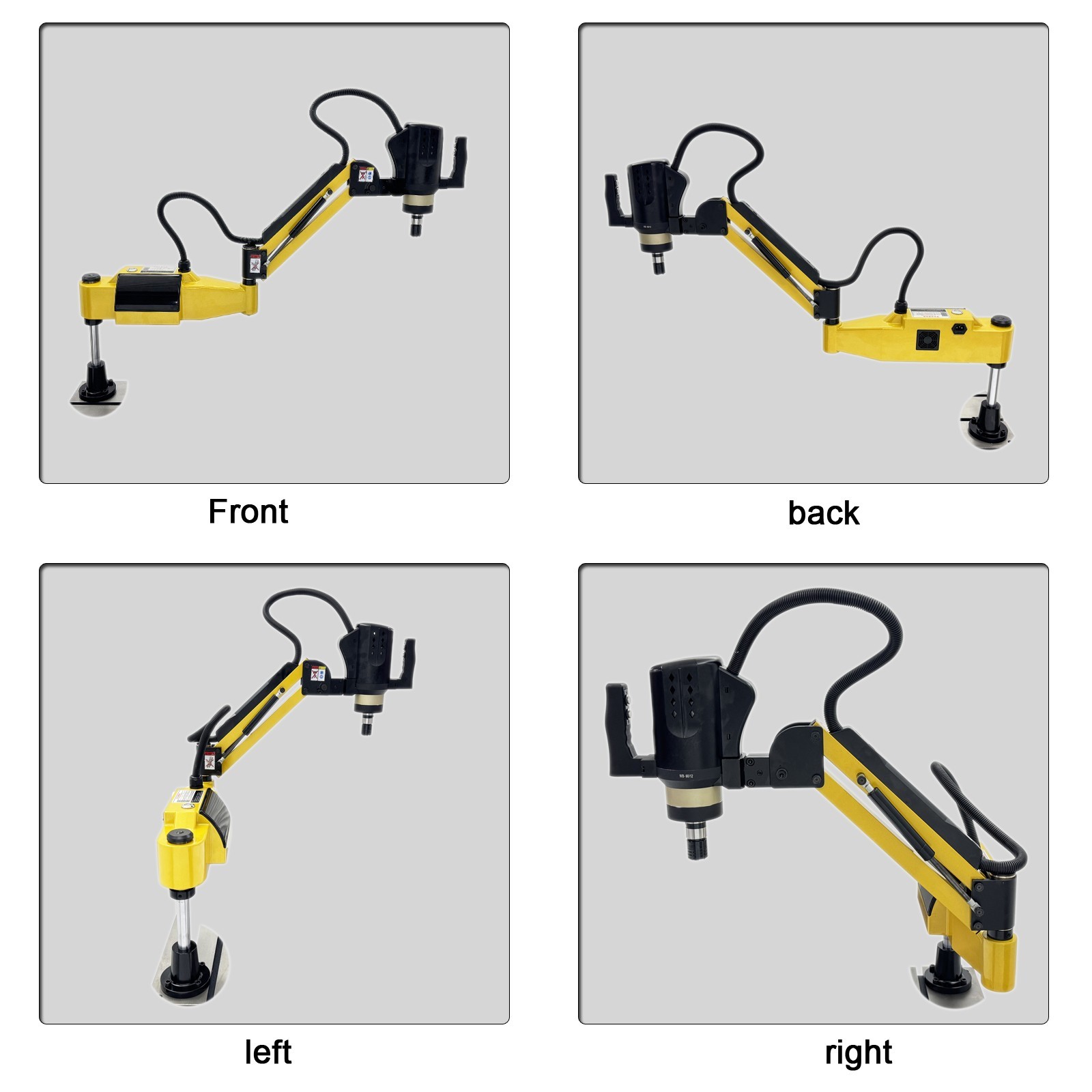 Universal 360˚ Electric Tapping Machine (110V, 1200W / 1.6HP, M3-M20, 1-500RPM)