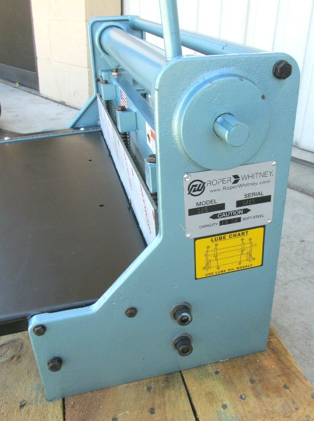 NEW! ROPER WHITNEY 25″ x 18ga BENCHTOP SHEET METAL SHEAR – #125