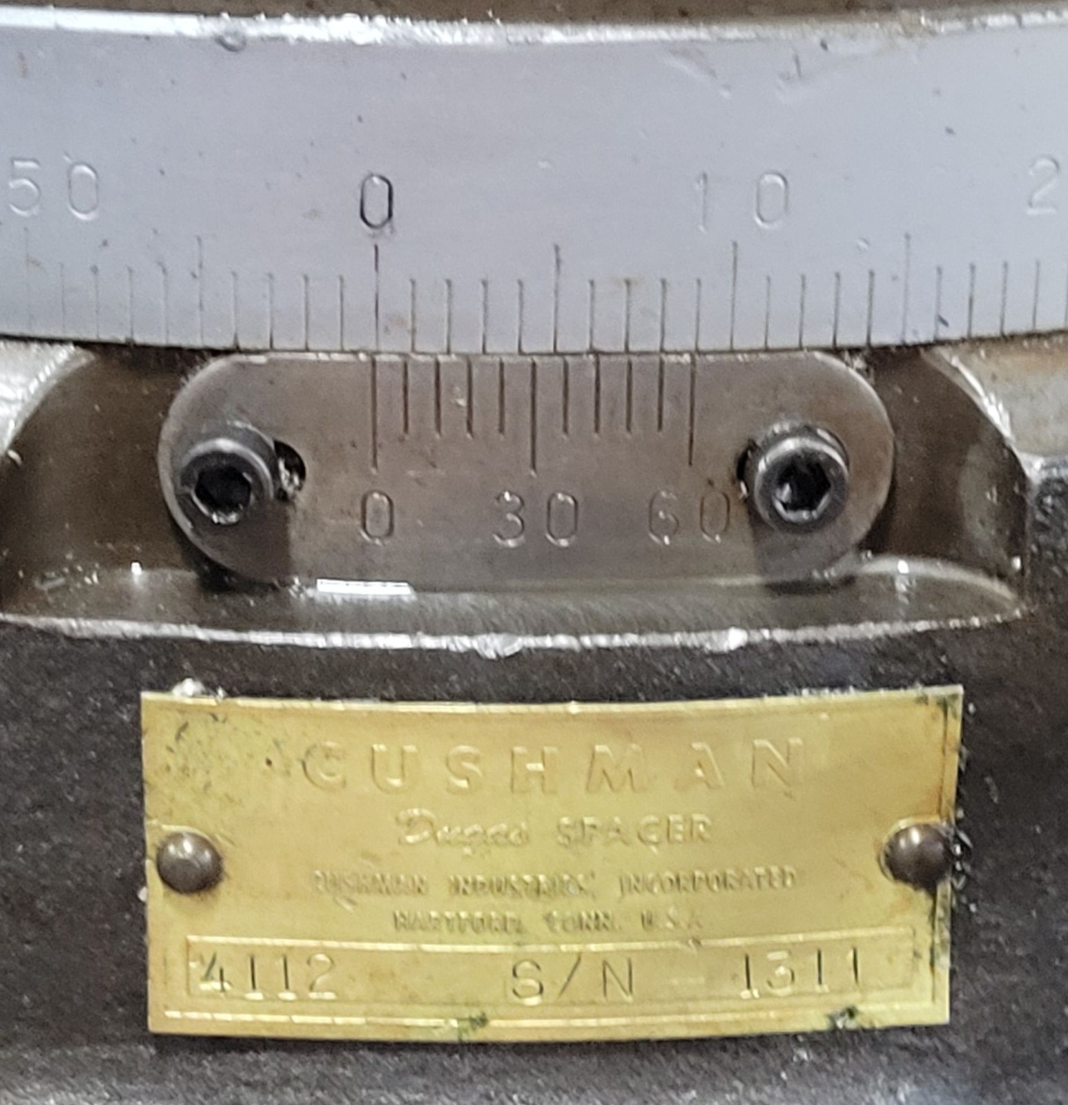 Cushman Super Spacer w/ 12in Cushman – 3 Jaw Chuck