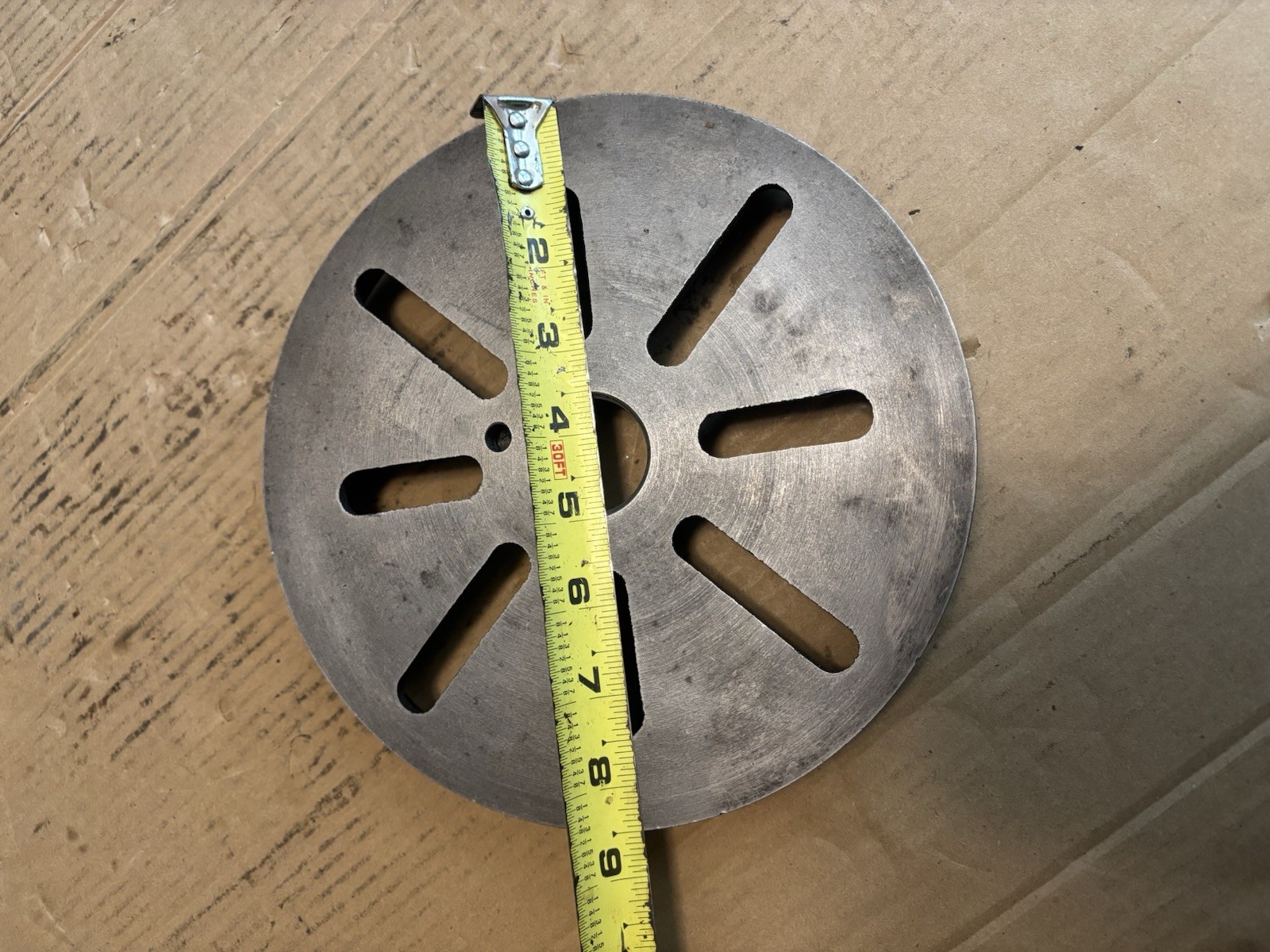 8 1/2” South Bend 9/10K Slotted Faceplate, Lathe, South Bend 9″,