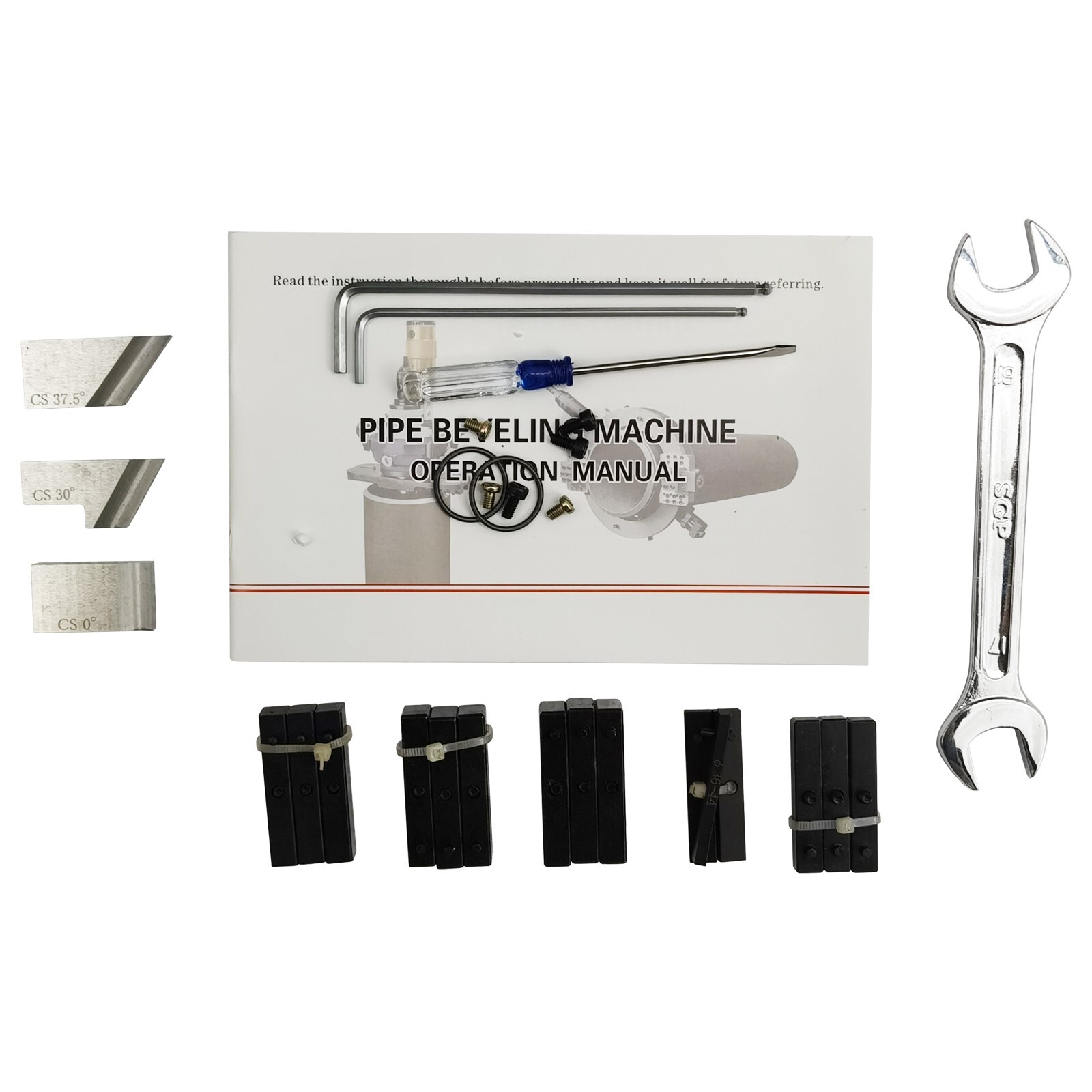 Pipe Beveling Chamfering Machine 1.1″-3.0″ 220V Cold Cutting 0°-37.5° Beveller
