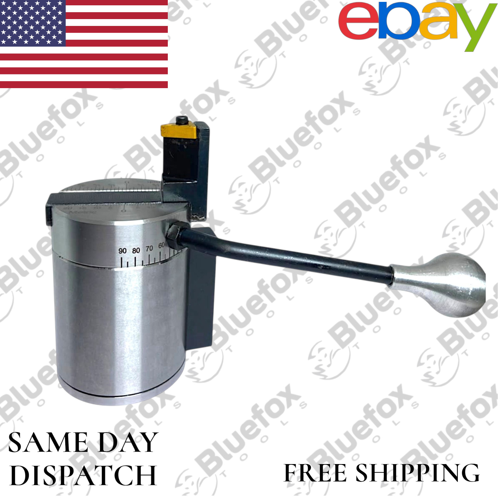 60mm Radius Lathe Ball Turning Attachment TNMG16 Insert Metric/Imperial Scale