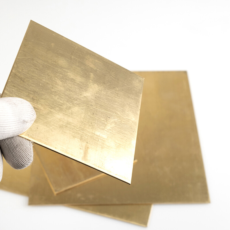 Brass Sheet Plate Block 0.5/0.8/1/1.2/1.5/2/2.5/3/4/5/6mm Thick DIY Model Making