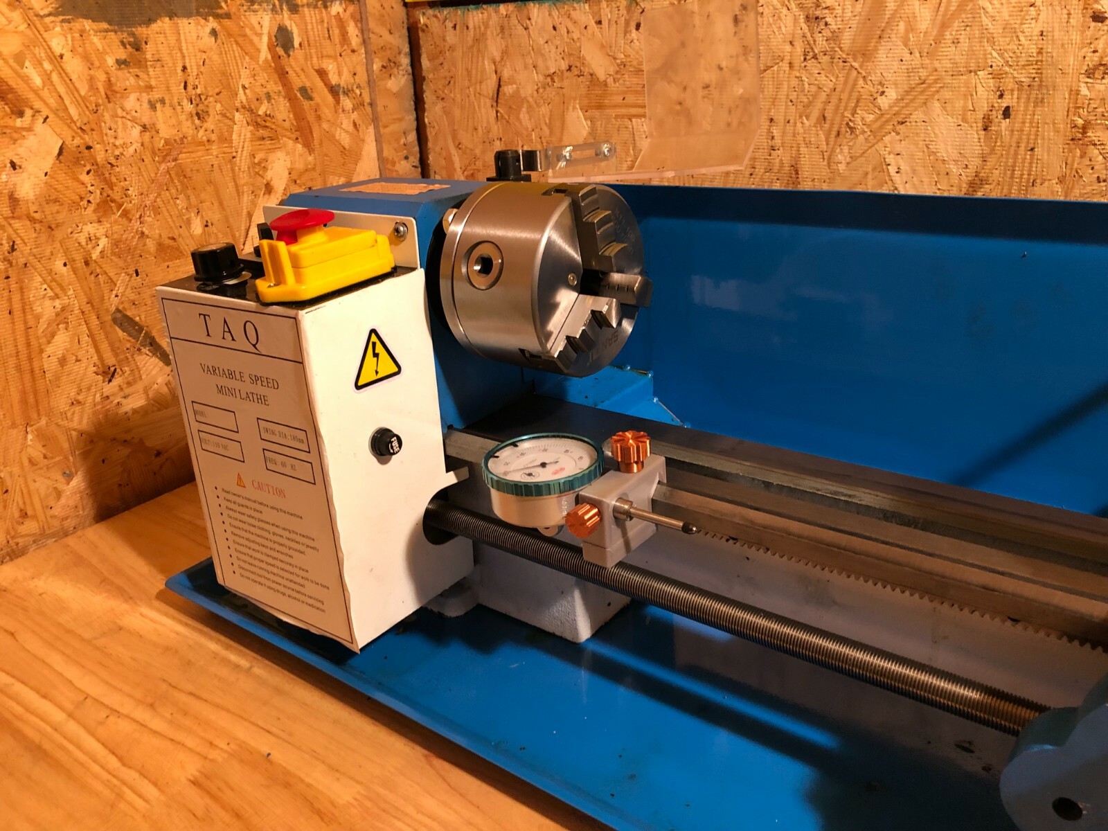 Vevor Metal lathe carriage Dial Indicator Holder (Indicator NOT included!)