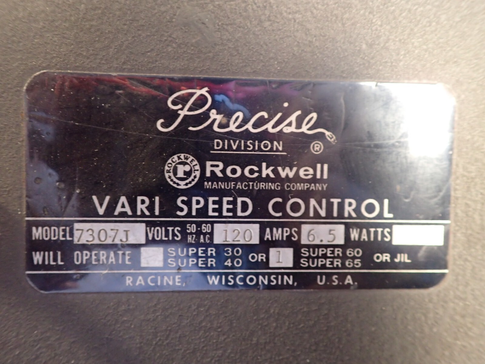 Rockwell Precise JIL Jig Grinder: 45,000 RPM, 120V, 1/2HP Variable Speed Control