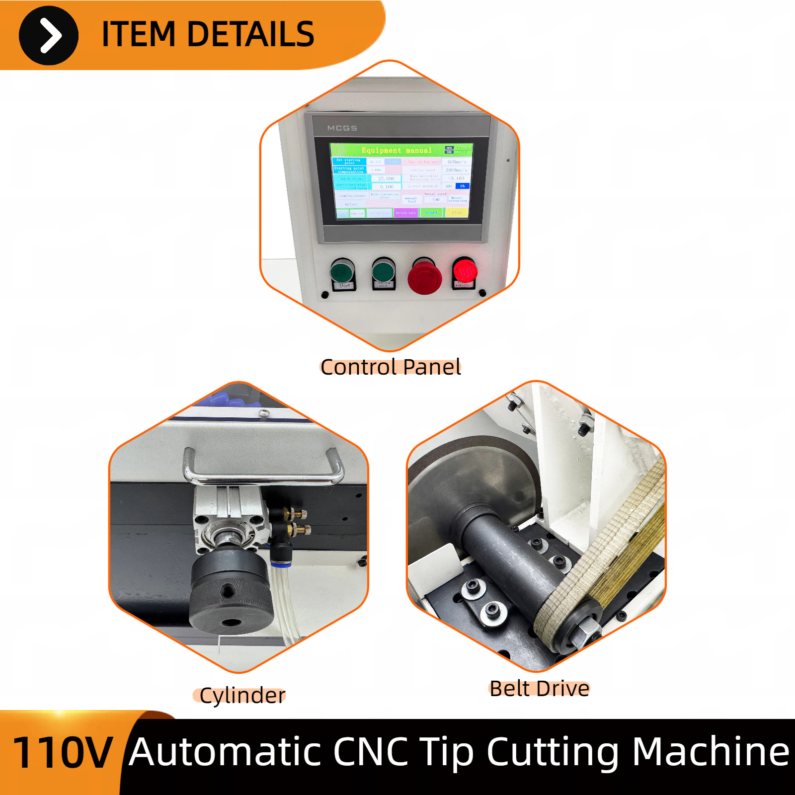 Automatic CNC Rotary Pin Cutter 110V for Tungsten Steel/ Iron/Copper & Aluminum