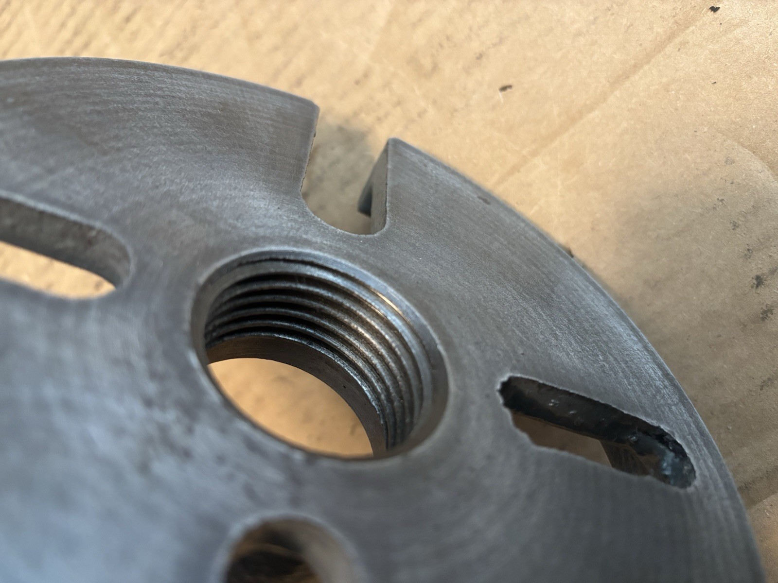 6” Diameter South Bend 9/10K Slotted Faceplate, Lathe, South Bend 9″,