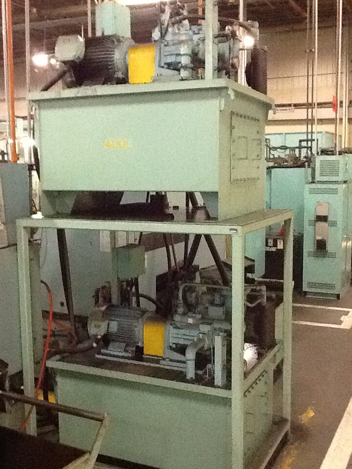 50 TON ORIGIN 4 POST HYDRAULIC PRESS 21″ STROKE 36″ DAYLIGHT 33″ x 33″ BED 32″ x