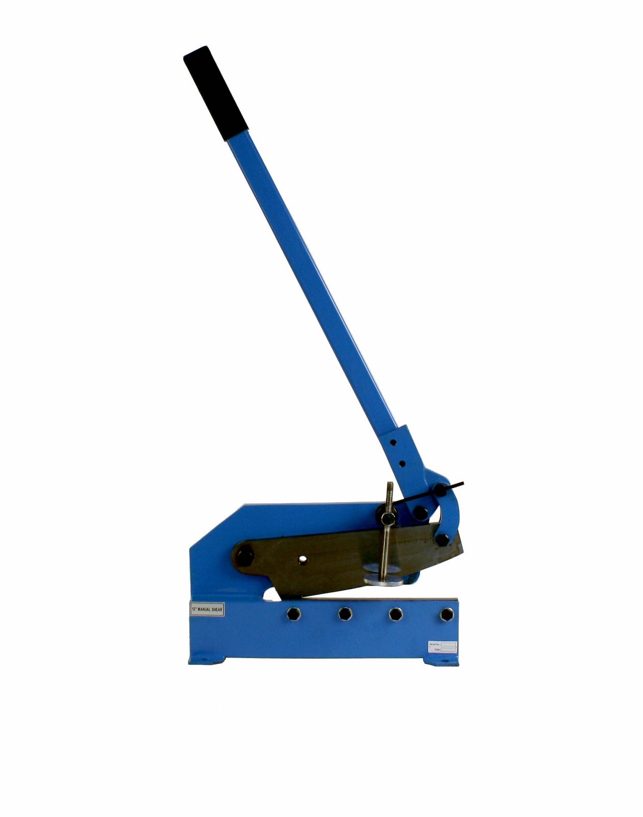 Erie Tools 12″ Benchtop Manual Plate Shear Slices Sheet Metal, Plate, and Rebar