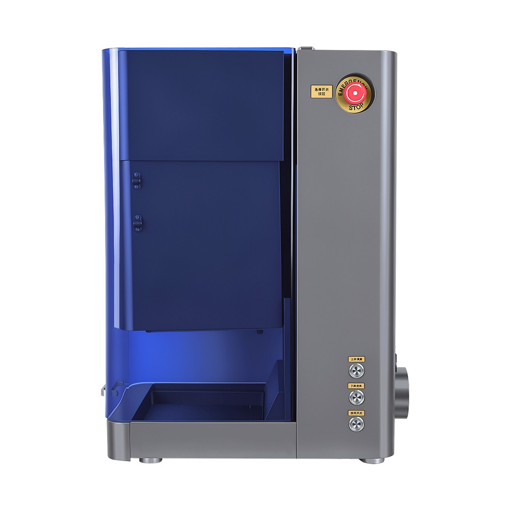 JPT MOPA 60W Fiber Laser Marking Machine Class 1 Metal Engraving with Ruida