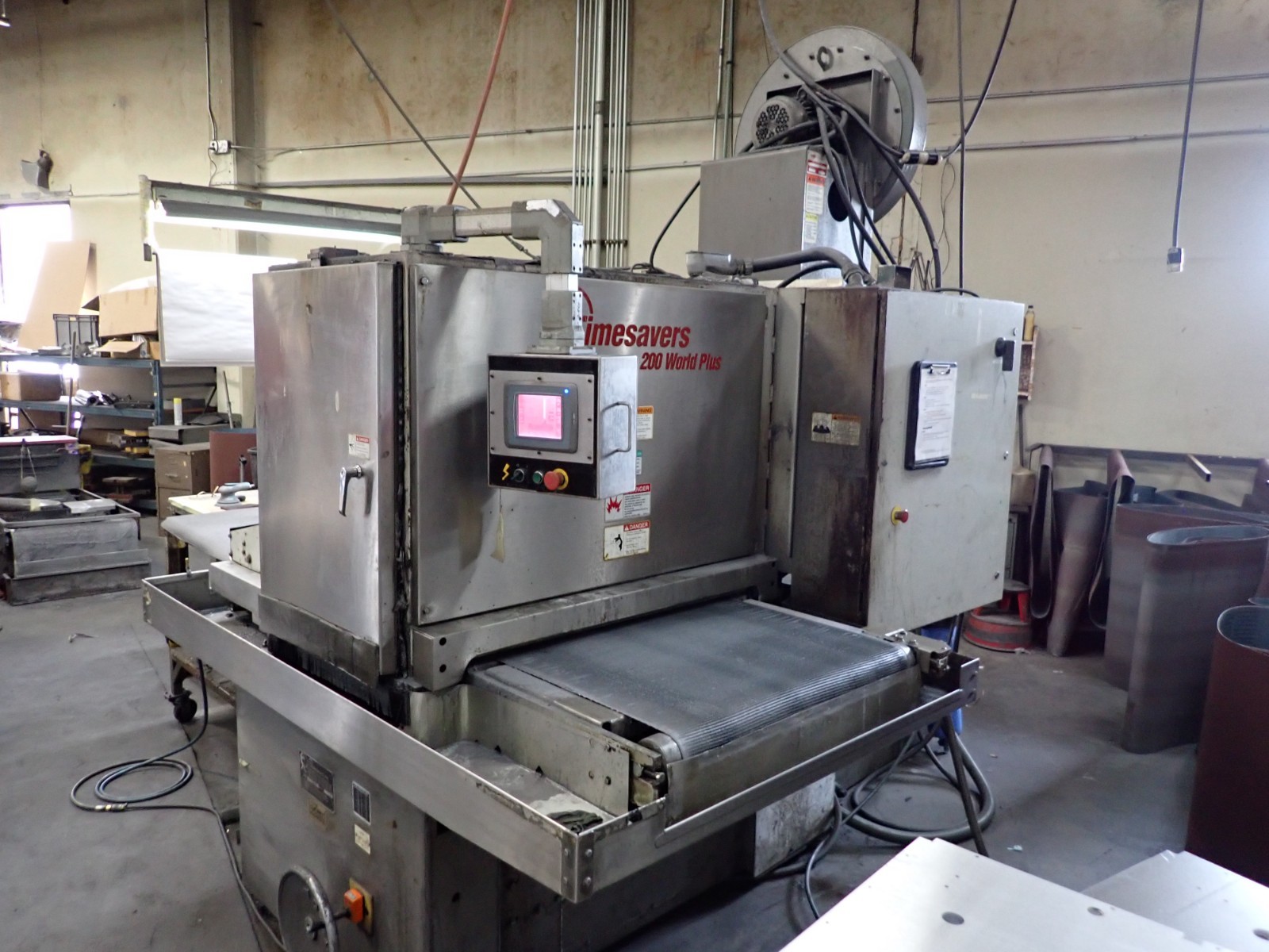 2000 Timesavers 237-1MW Deburring & Finishing Machine (WET) 9-1/2″ Dia Contact