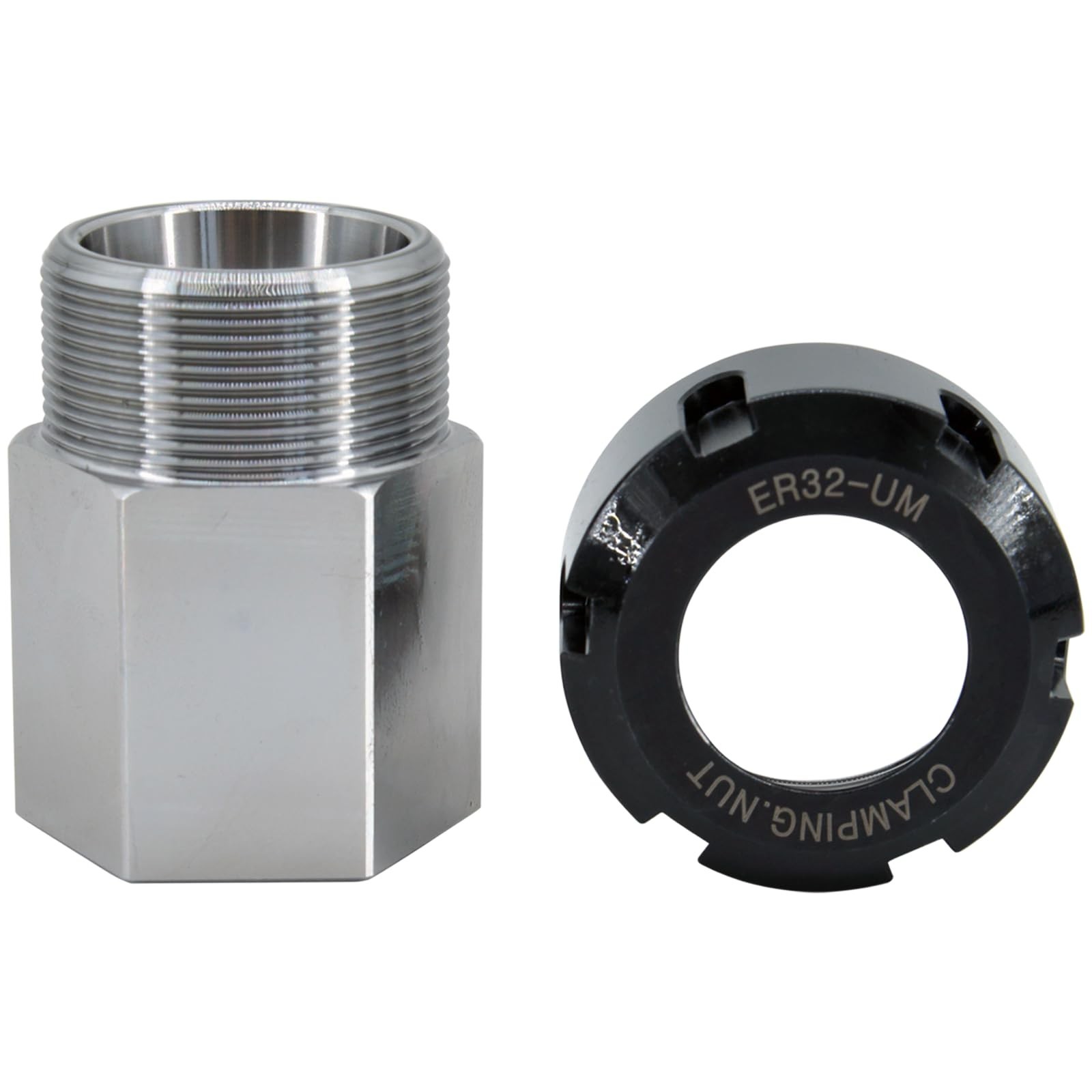ER-32 Collet Chucks Block Set of 2 Square and Hex Workholding Holder for CNC …