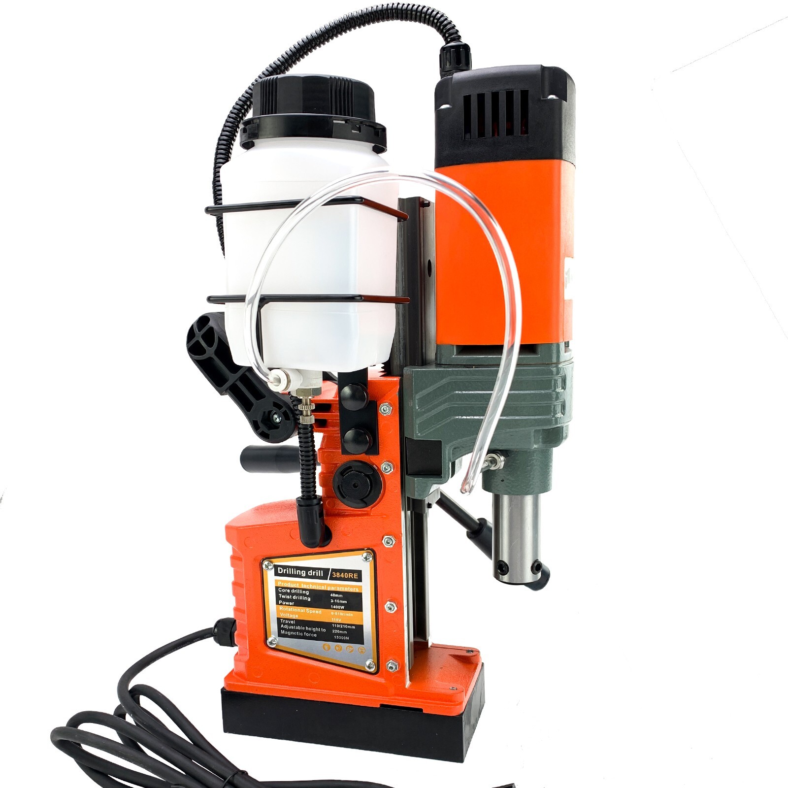1400W Electric Magnetic Drill Press 13000N 810RPM Mag Drill Press 1.6″ Drilling