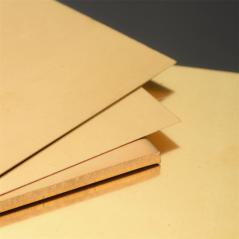 Brass Sheet Metal Plate Thick 0.3-6mm Multi Sizes Cut Model Making DIY Crafts