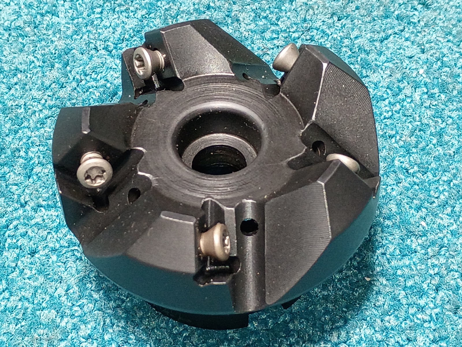 Rapidkut ME2112400 2.5″ 45 Degree Indexable Facemill, 3/4″ AH W/20 SNMX Inserts