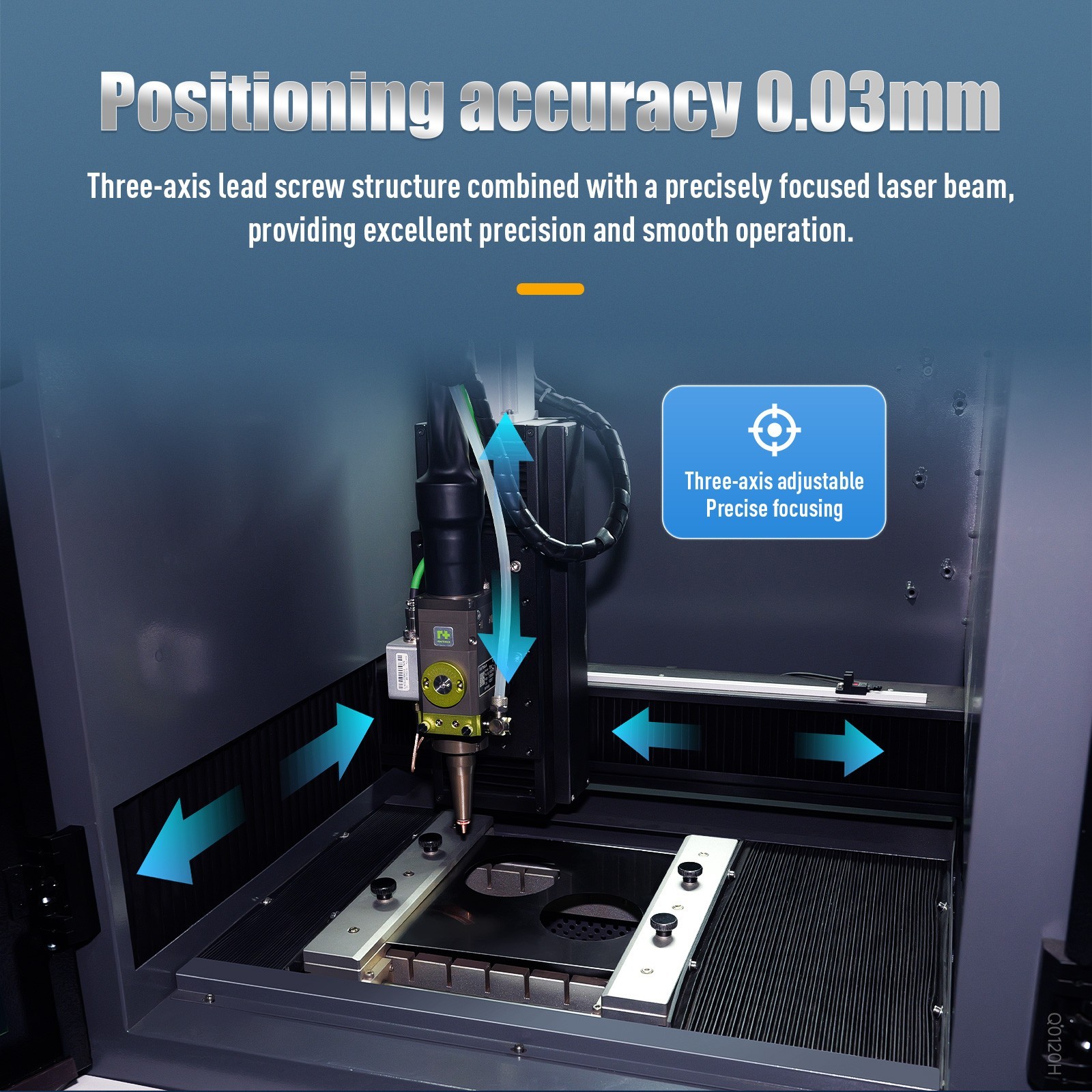 SFX 1200W Air-Cooled Fiber Laser Cutting Machine Enclosed Precision Metal Cut