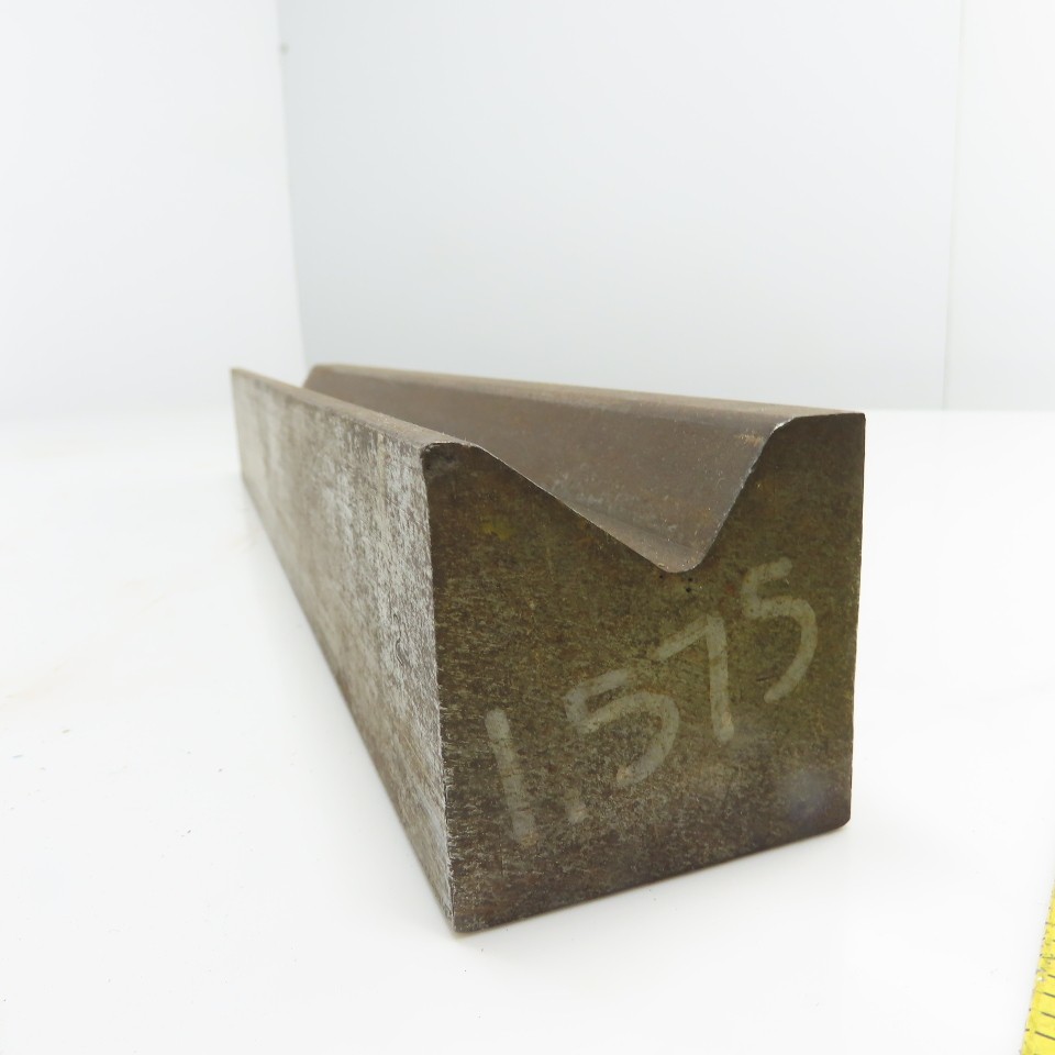 17″ V-Forming Press Brake Angle Die Block 2-3/8″x 2-3/8″ 13/64″ Radius 90°