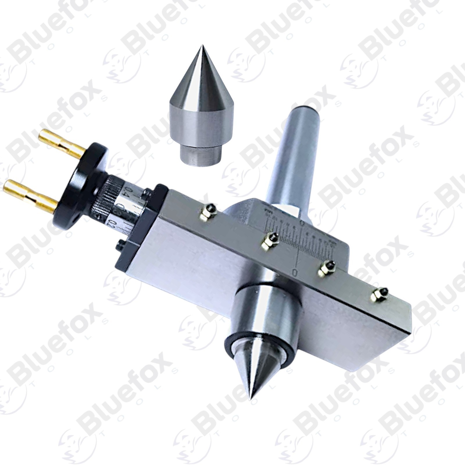 Tailstock Taper Turning Attachment MT3 with Revolving & Dead Center | Precision