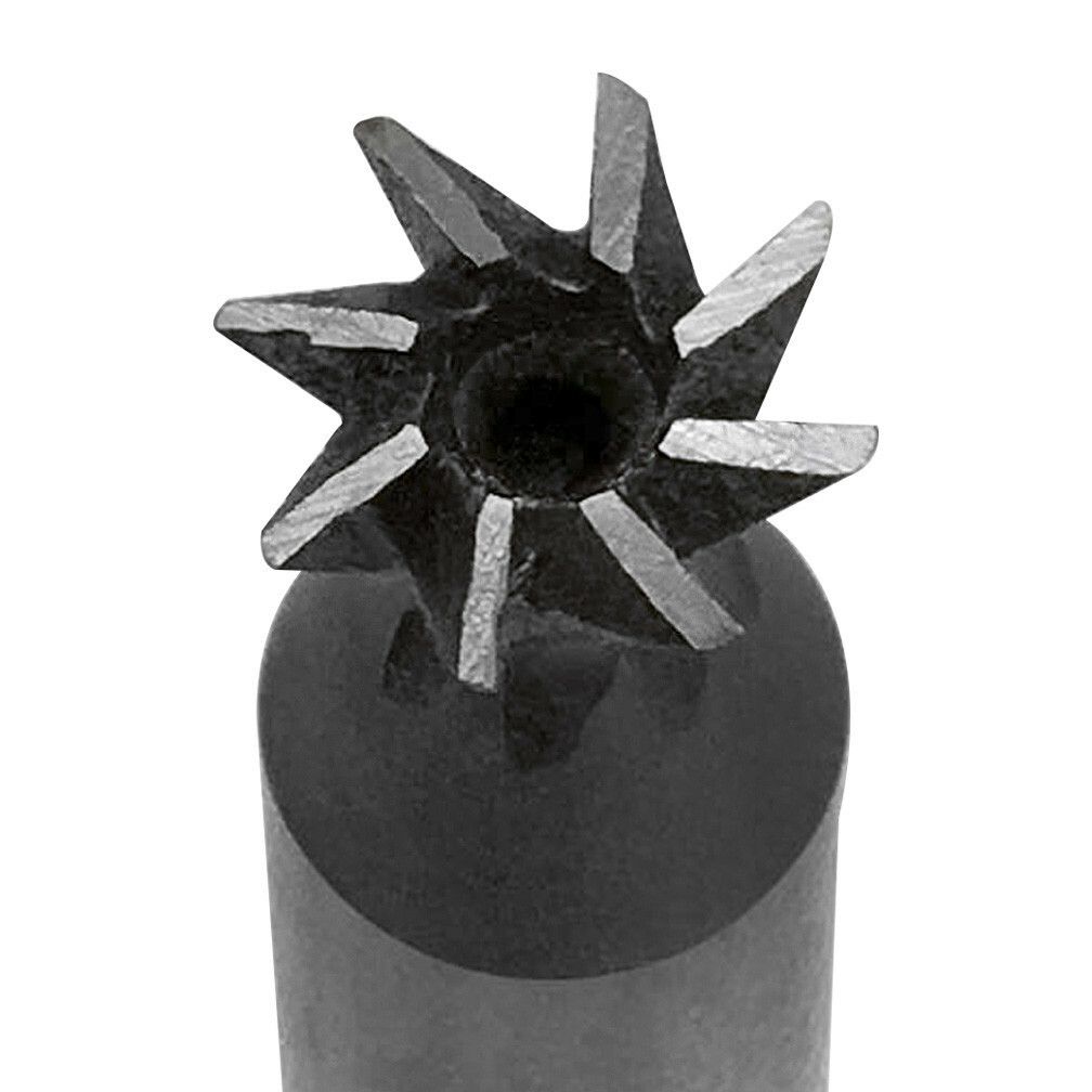 3/8 Inch Cutting Diameter 60 Degree Straight Shank HSS Dovetail Milling Cutter