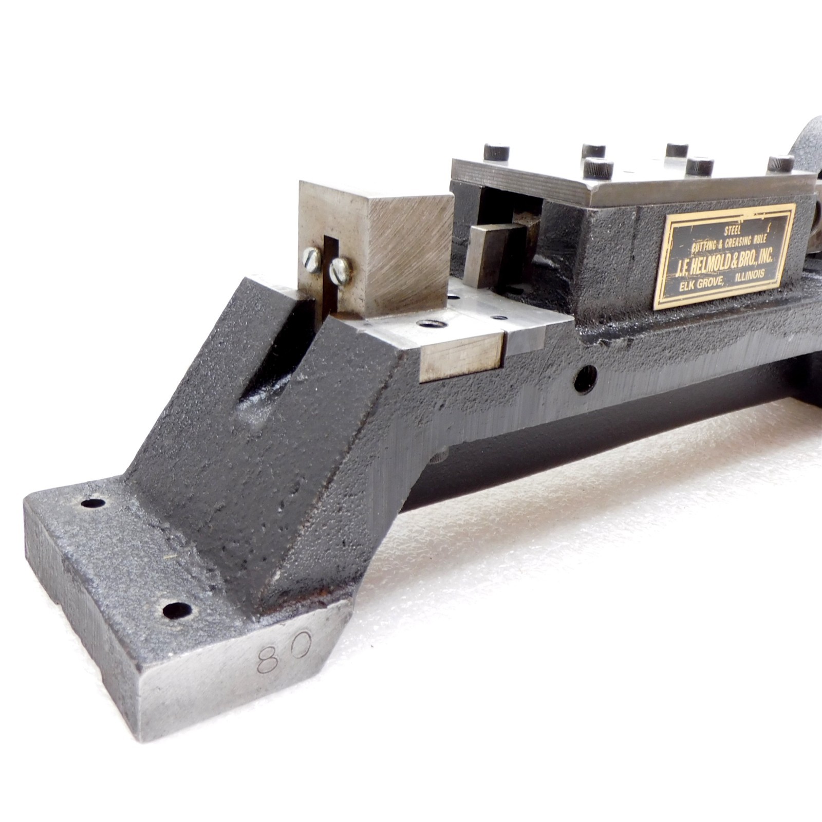 Helmold steel cutting and creasing rule notcher shear metal working machine tool