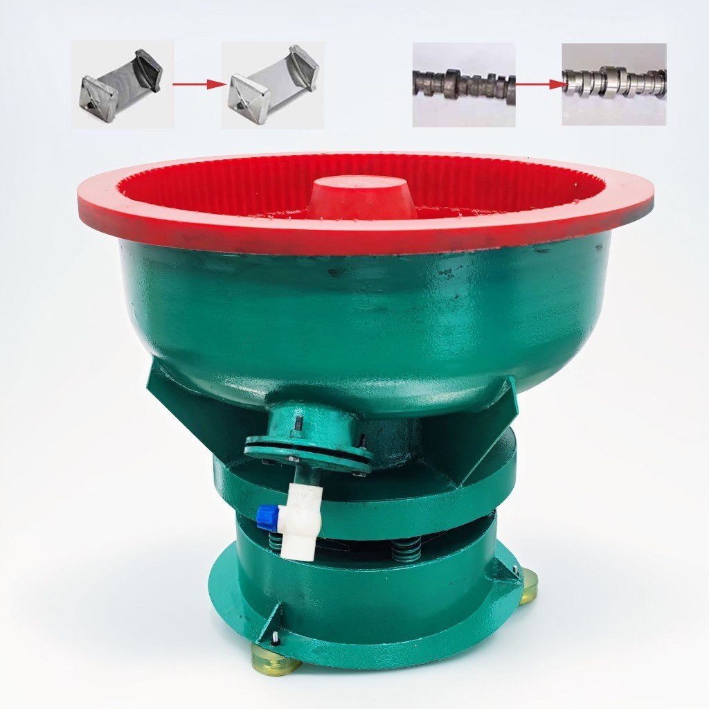 80L Hardware Parts Vibration Deburring Polishing Machine Vibrating Grinder 220V