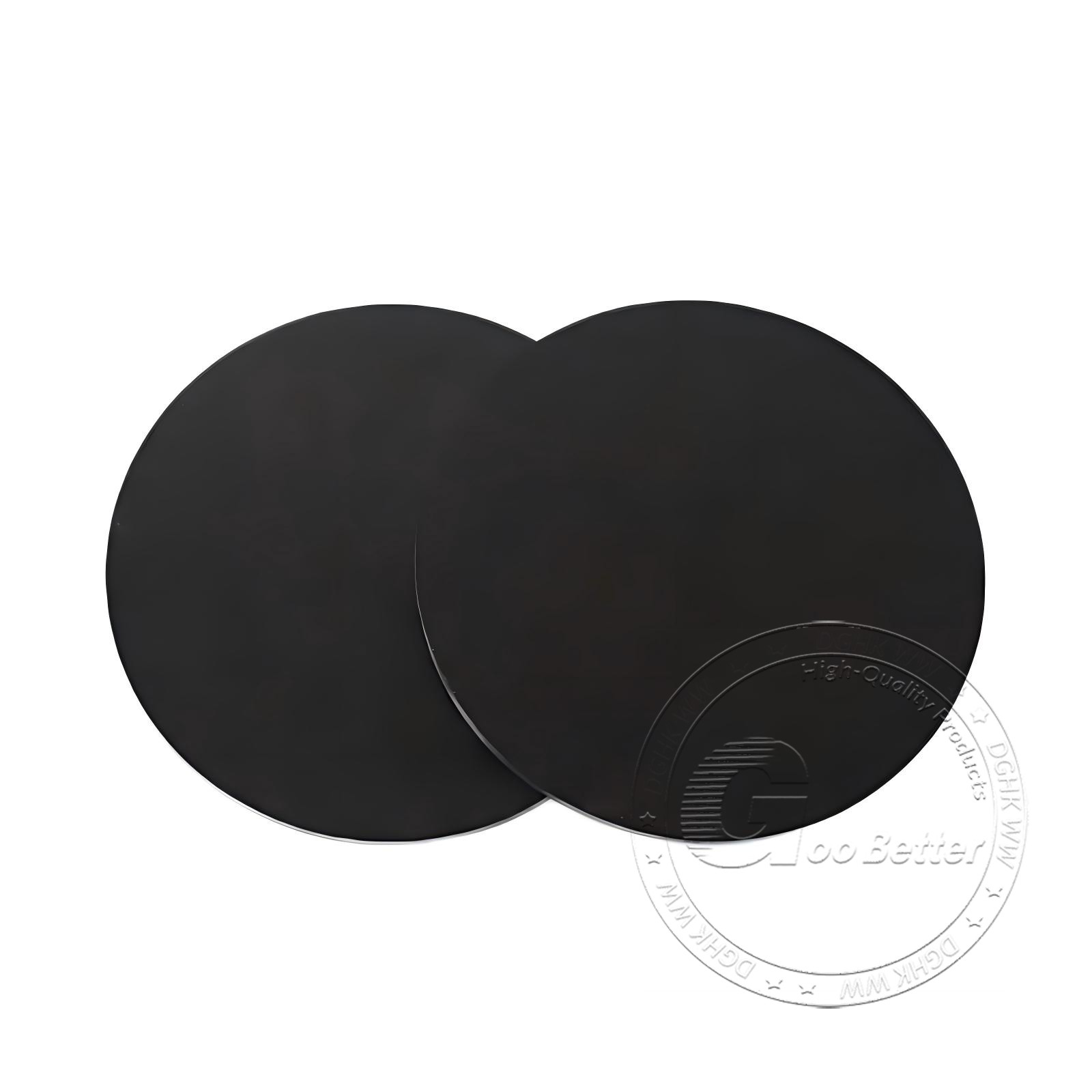 Black Polypropylene Round Disc Dia 20-400mm PP Plastic Sheet Thickness 1-30mm