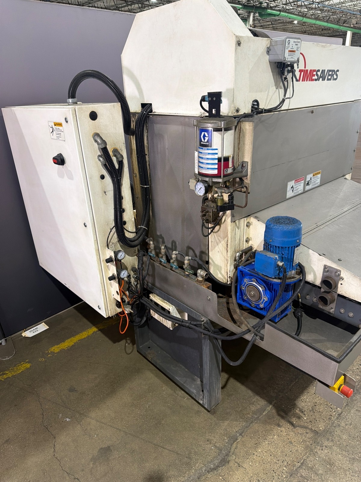 Timesavers Lynx 37MWT-D-60 Wet Abrasive Finishing Machine w/ PFA-240-3 USED