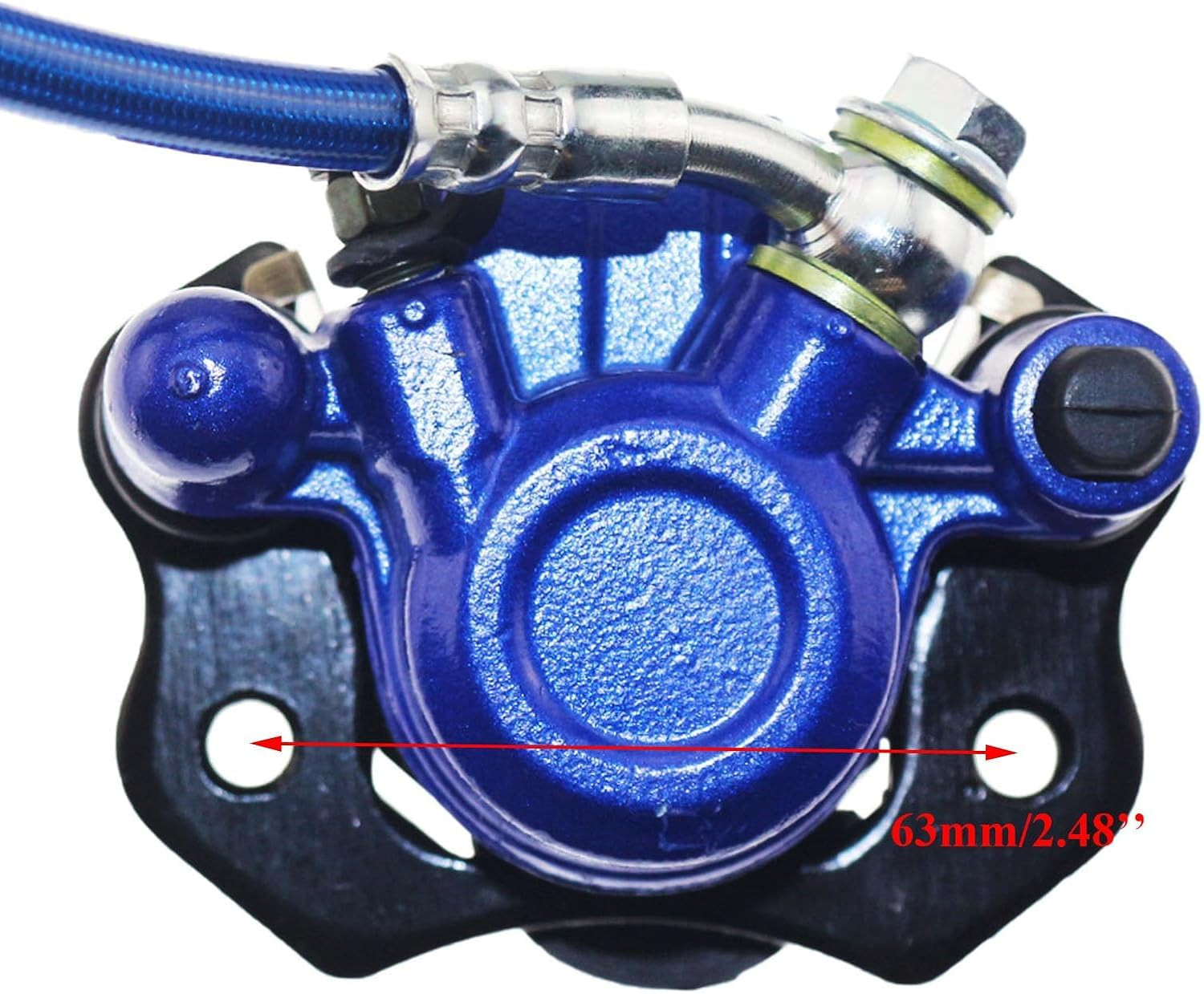 Rear Hydraulic Disc Brake Caliper Cylinder & Brake Pads Brake Disk Rotor Assembl