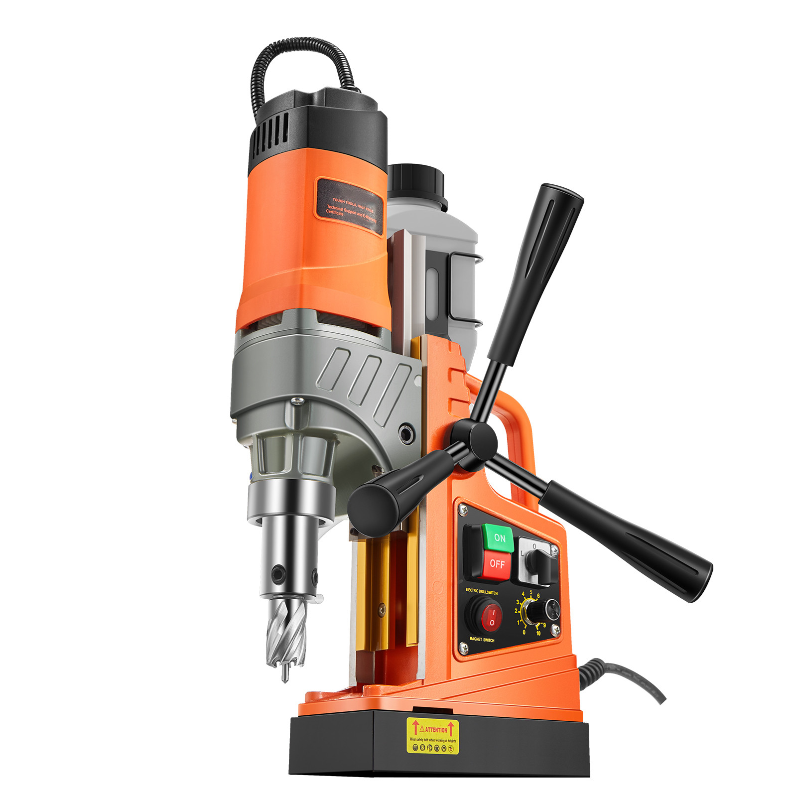 Magnetic Drill 1450W 12500N Portable Mag Drill Press 800RPM