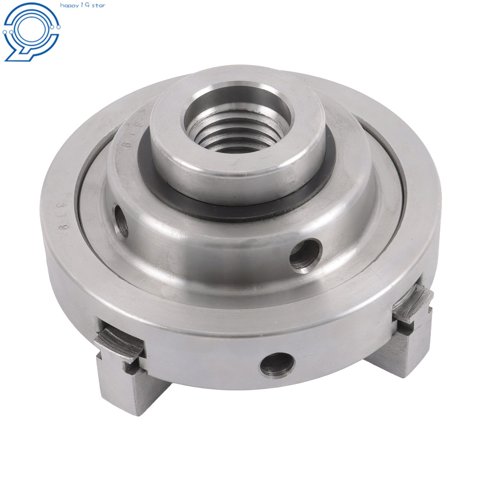 4″ Quick Change 4 Jaw Lathe Chuck Set 1×8 TPI Self Centering Thread
