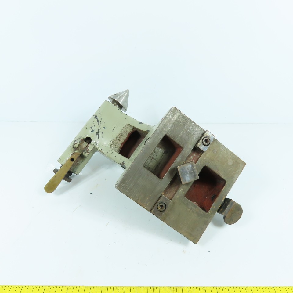 Unknown Make/Model Offset Lathe Tailstock For T-Slot W/Dead Center Quick Release