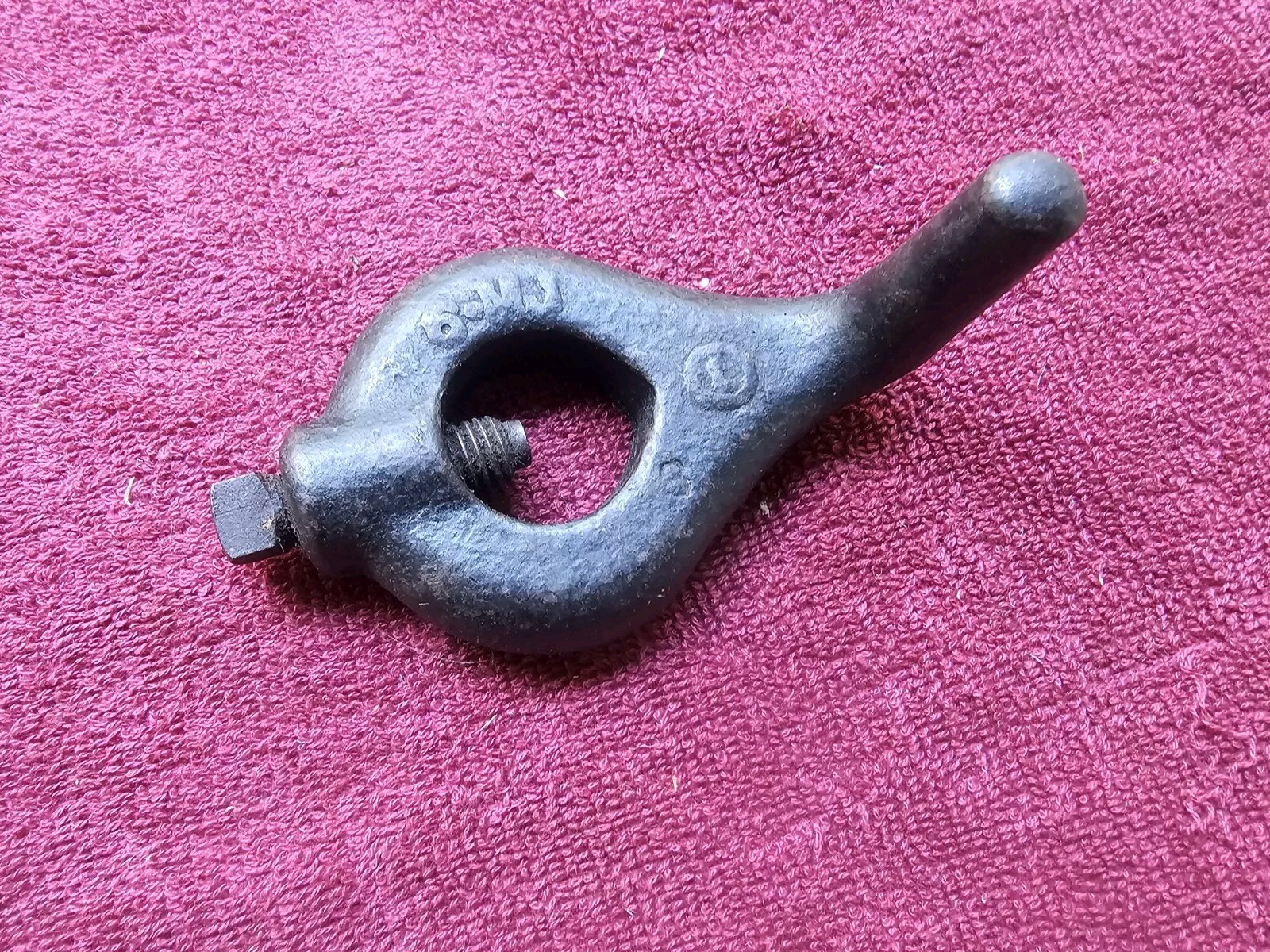 Vintage 6-MJ No.3 1-1/16″ Bent Tail Lathe Dog