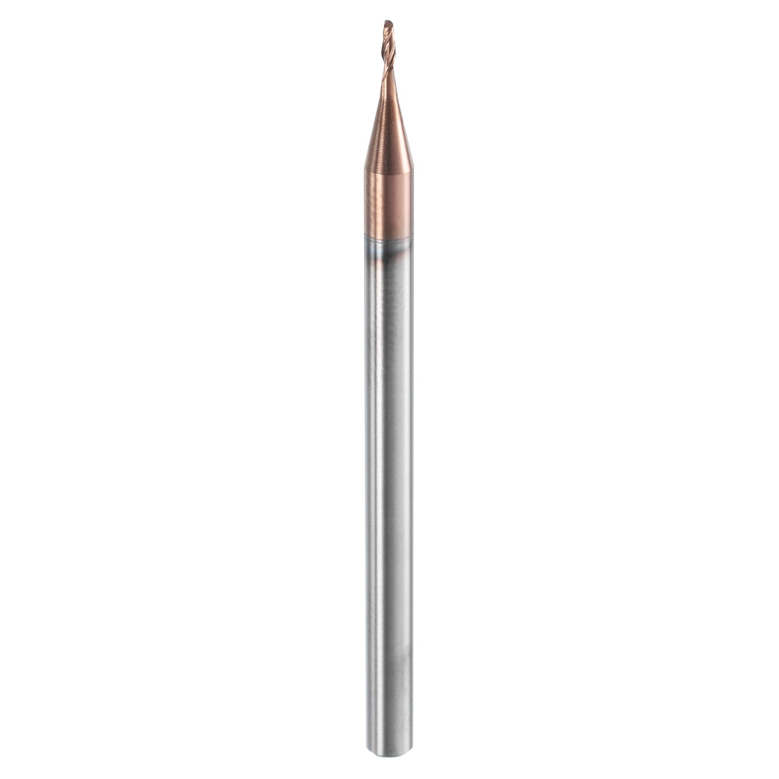 2 Flute Ball Nose End Mill 0.114″ Cutting Length Uncoated for Carving Engraving