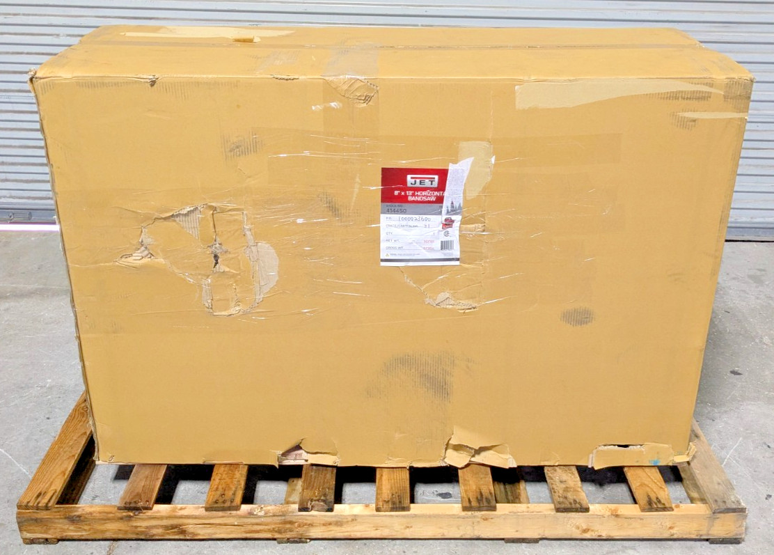 JET J-7015 8"x13" Horizontal Bandsaw 115/230V 1-1/2HP Step Pulley D