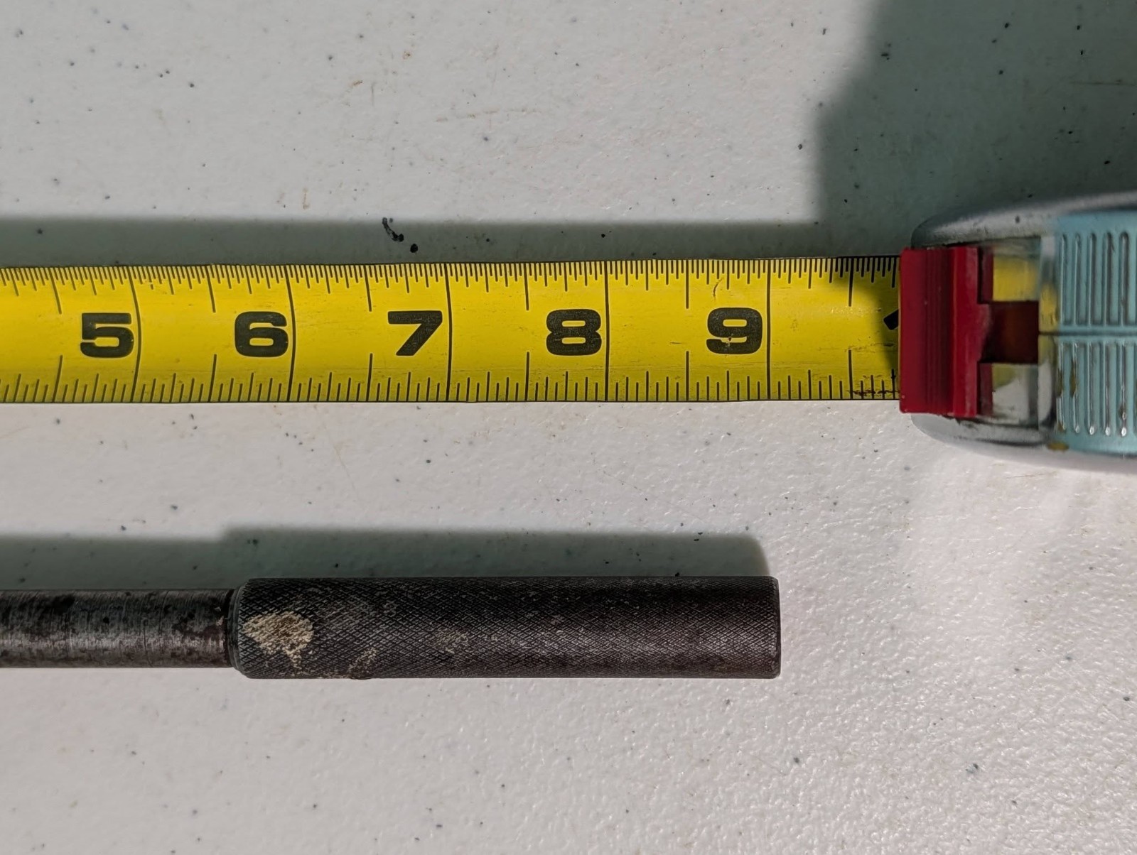 Vintage Machinists Screw On Hammer 9 Long One Side Brass All Metal Hammer