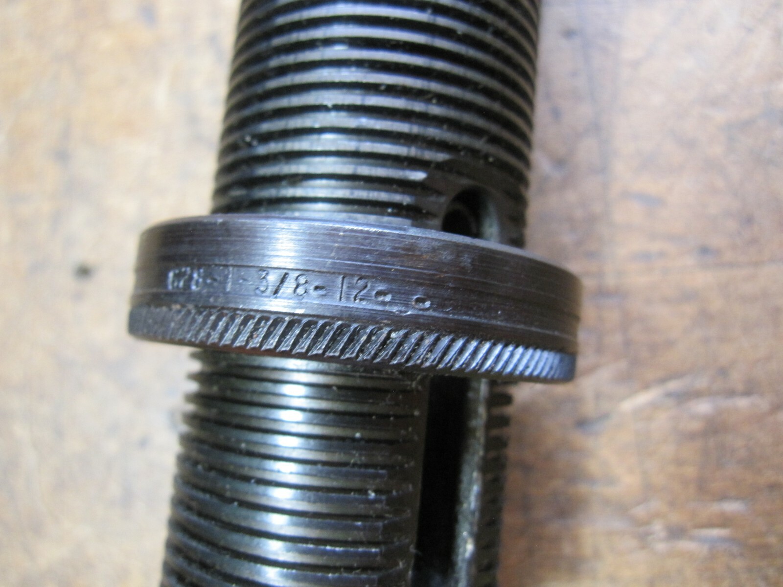 Scully Jones compress tension tap chuck 3/8″ lock & eject collet 1-3/8-12 shank