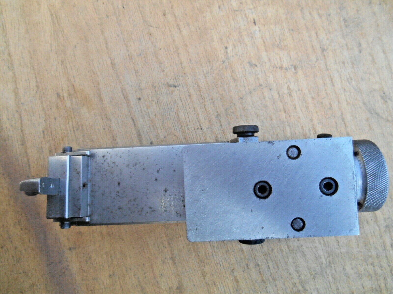 HERMANN SCHMIDT CLEARVIEW RADI-ANGLE FORM WHEEL DRESSER WITH 2 DIAMOND HOLDERS