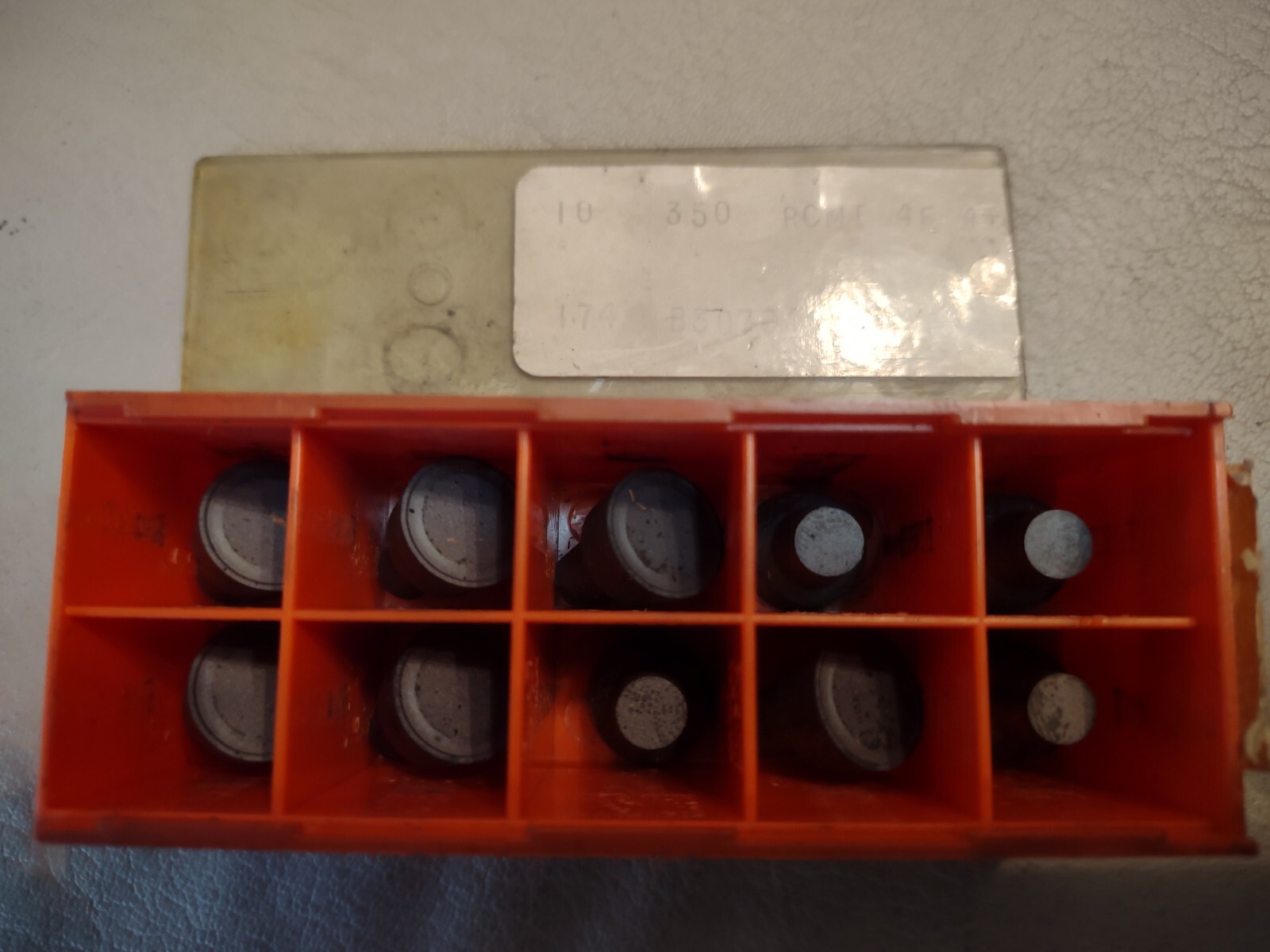 MILLING INSERTS GRADE 350 RCMT-4F-46 CARBOLOY 10PCS